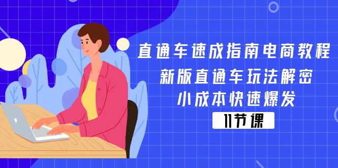 （11537期）直通车 速成指南电商教程：新版直通车玩法解密，小成本快速爆发（11节）-网创资源站