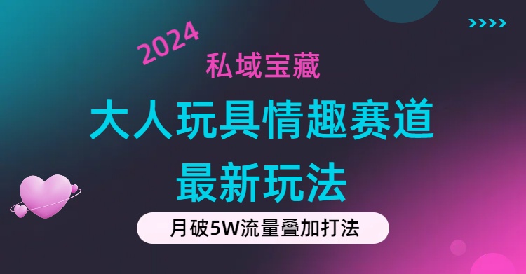 （11541期）私域宝藏：大人玩具情趣赛道合规新玩法，零投入，私域超高流量成单率高-网创资源站