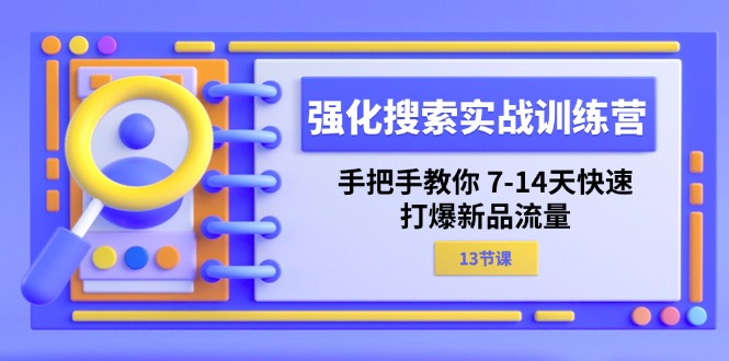 (11557期)强化 搜索实战训练营,手把手教你 7-14天快速-打爆新品流量(13节课)-网创资源站