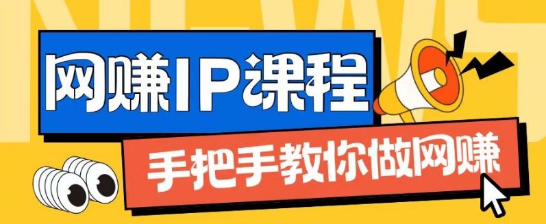 ip合伙人打造1.0，从0到1教你做网创，实现月入过万【揭秘】-网创资源站