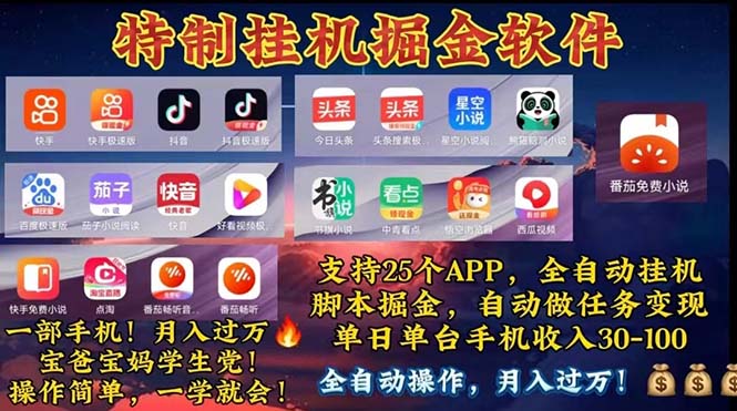 (11844期)挂机副业 月入过万,特别适合宝爸宝妈学生党,工作室特别推荐-网创资源站