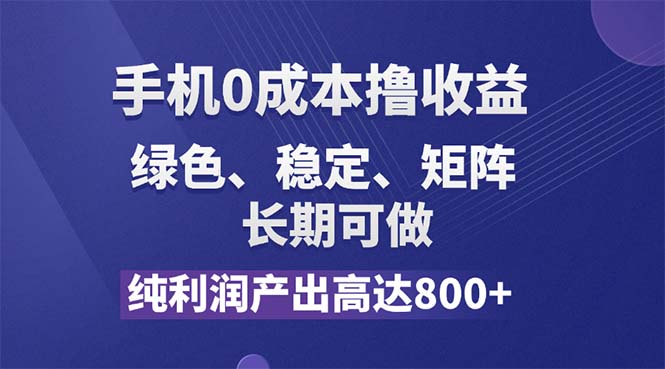 （11976期）纯利润高达800+，手机0成本撸羊毛，项目纯绿色，可稳定长期操作！-网创资源站