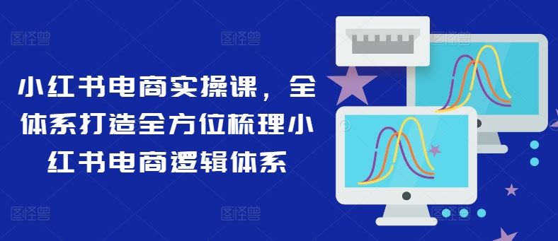 小红书电商实操课，全体系打造全方位梳理小红书电商逻辑体系-网创资源站