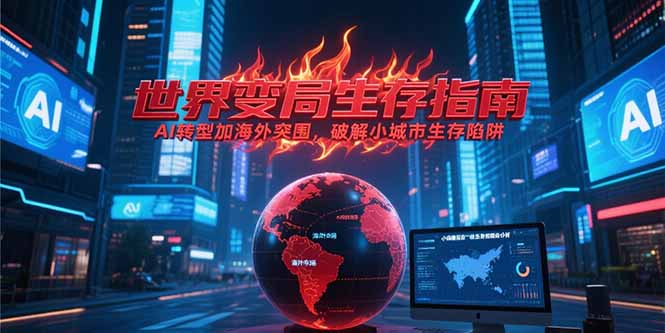 付费文章《世界变局生存指南，AI转型加海外突围，破解小城市生存陷阱》-网创资源站