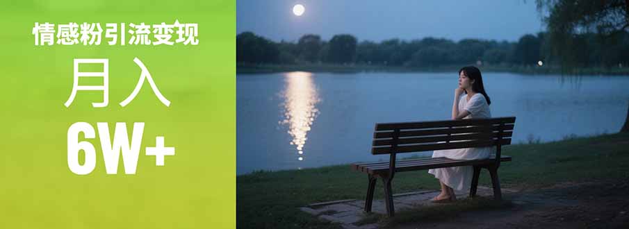 情感粉引流变现实操课：单月变现6w+，情感粉引流变现实操课-网创资源站