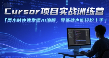 Cursor项目实战训练营，两小时快速掌握AI编程，零基础也能轻松上手-网创资源站