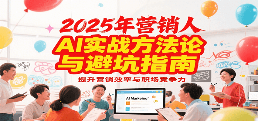 2025年营销实战方法论与避坑指南，利用AI提升营销效率与职场竞争力-网创资源站