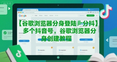 谷歌浏览器分身登陆多个抖音号，谷歌浏览器分身创建教程-网创资源站