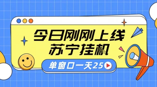 苏宁全自动采集挂G项目 稳定可批量 单窗口收益30+ 附教程【揭秘】-网创资源站