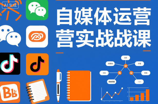 自媒体运营实战课，掌握一套系统的自媒体运营底层方法论，成为优秀的内容创作者-网创资源站