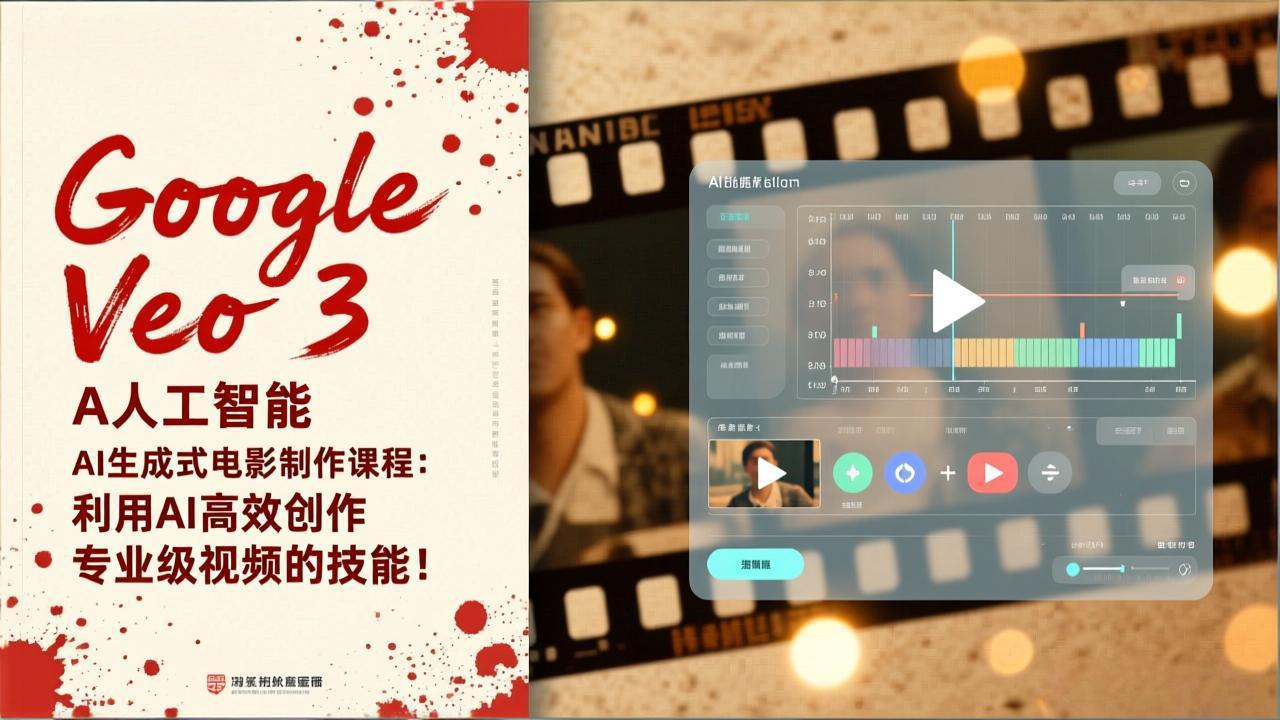 Google Veo 3人工智能AI生成式电影制作课程：利用AI高效创作专业级视频的技能！-网创资源站