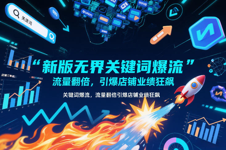 新版无界关键词爆流，流量翻倍，引爆店铺业绩狂飙-网创资源站