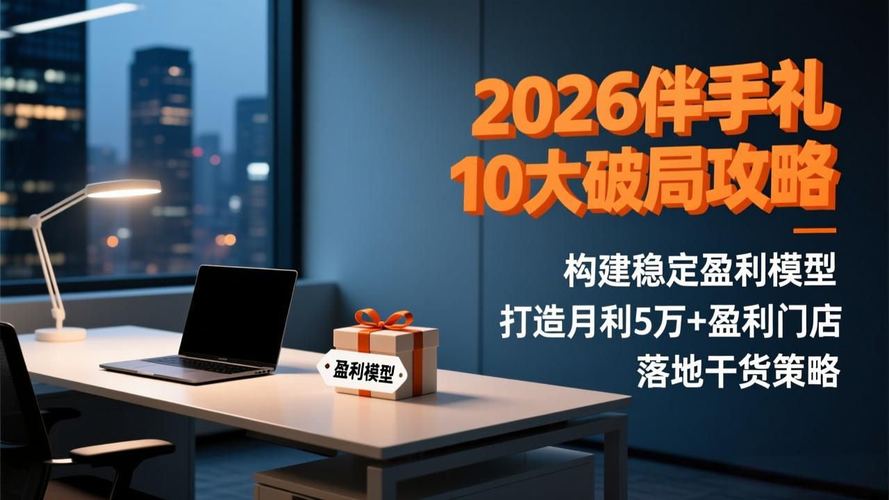 2026伴手礼10大破局攻略：构建稳定盈利模型，打造月利5万+盈利门店，落地干货策略-网创资源站