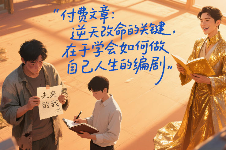 付费文章：逆天改命的关键，在于学会如何做自己人生的编剧-网创资源站