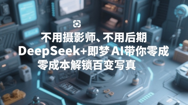 不用摄影师、不用后期，DeepSeek+即梦AI带你零成本解锁百变写真！-网创资源站