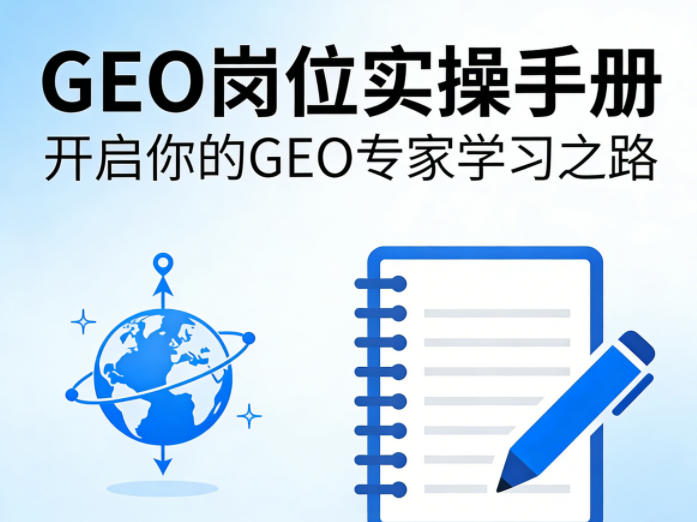 GEO岗位实操手册，开启你的GE0专家学习之路-网创资源站