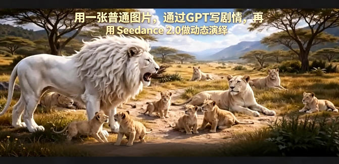 用一张普通图片，通过GPT写剧情，再用Seedance 2.0做动态演绎，居然能生成迪士尼风格搞笑动画-网创资源站