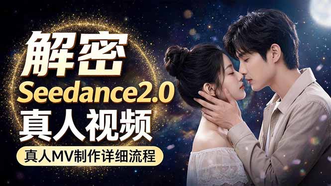 Seedance 2.0电影级真人 MV全流程拆解：提示词、运镜、粒子特效，手把手实操-网创资源站