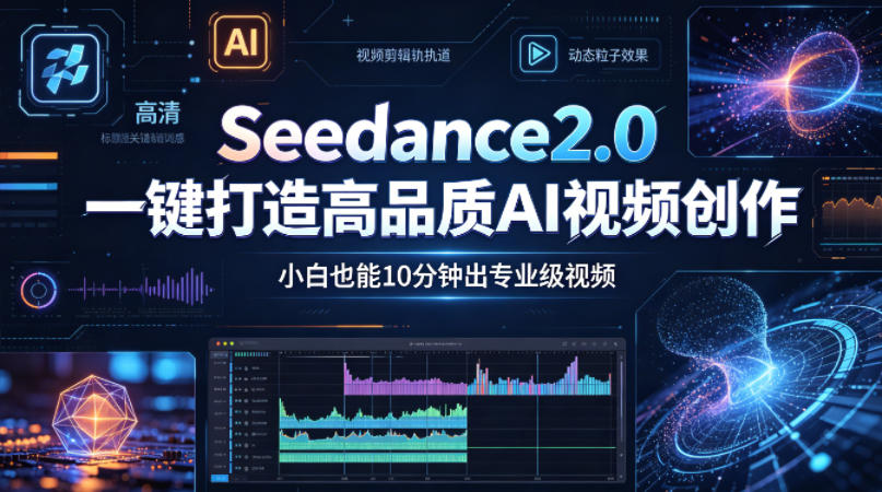 Seedance2.0一键打造高品质AI视频创作，小白也能10分钟出专业级视频-网创资源站