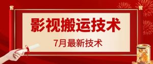 7月29日最新影视搬运技术，各种破百万播放-网创资源站