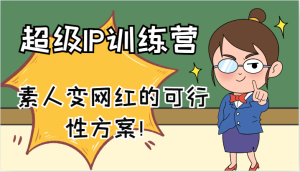 超级IP训练营-IP大课,素人变网红的可行性方案!(61节)-网创资源站