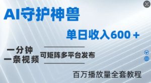 制作各省守护神，100多W播放量的视频只需要1分钟就能完成【揭秘】-网创资源站