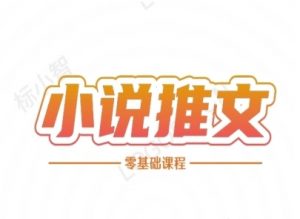 小说推文全流程课程-小说推文零基础教程-网创资源站