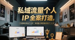 私域流量个人IP全案打造，打造特色专业个人IP，未来最值钱的是你的个人IP-网创资源站