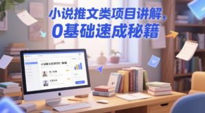 小说推文类项目讲解，0 基础速成秘籍-网创资源站