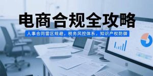 电商合规全攻略,人事合同雷区规避,税务风控体系,知识产权防御-网创资源站