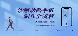 沙雕动画手机制作全流程，关键帧动画、走路、表情变换、场景反向移动、车内人物添加等-网创资源站