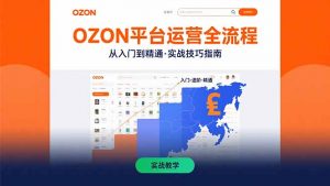 OZON平台运营全流程：快速掌握OZON从入门到精通的实战技巧-网创资源站