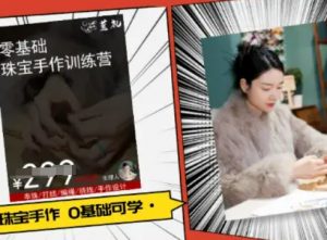 小集电商水晶直播带货课-抖音电商教程-网创资源站