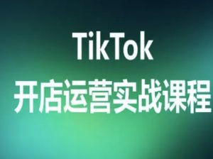 TikTok开店运营实战课程，TK跨境电商实操全流程-网创资源站