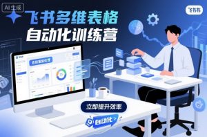 飞书多维表格自动化训练营，手把手教你告别重复处理，用多维表格开启高效办公新模式-网创资源站