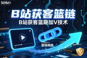 B站获客篮链跳转加V技术，B站获客蓝链跳转技术-网创资源站
