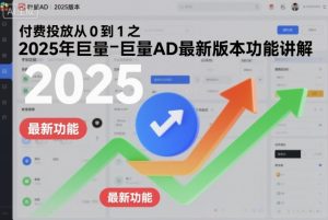 付费投放从0到1之2025年巨量AD最新版本功能讲解-网创资源站