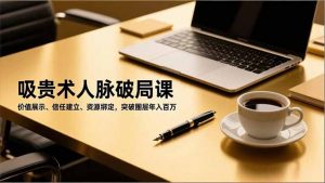 吸贵术人脉破局课,价值展示、信任建立、资源绑定,突破圈层年入百万-网创资源站