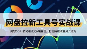 网盘拉新工具号实战课，内容SOP+被动引流+多端变现，打造持续收益月入破万-网创资源站
