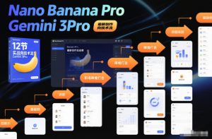 Nano Banana Pro Gemini 3Pro,最新创作实战课,12节实战向技术流,职场降维打击-网创资源站