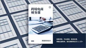 跨境电商财务课，核算逻辑、平台规则、账务处理，掌握全盘账务，胜任高薪岗位月入1.5万+-网创资源站