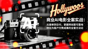 商业AI电影全案实战：从接单到交付，掌握将创意可靠地转化为客户付费成果的全套方法论-网创资源站