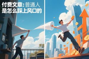 付费文章：普通人是怎么踩上风口的-网创资源站