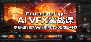 Curious Refuge AI VFX实战课,零基础打造好莱坞级爆炸火焰电影特效-网创资源站