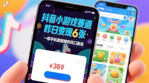 抖音小游戏赛道,昨日变现600+,零基础一部手机就能做的风口副业【揭秘】-网创资源站