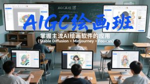 AIGC绘画班,掌握主流Ai绘画软件的应用(Stable Diffusion x Midjourney x Fooocus)-网创资源站