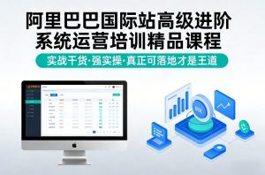 阿里巴巴国际站高级进阶系统运营培训精品课程，实战干货，强实操，真正可落地才是王道-网创资源站