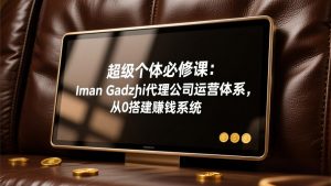超级个体必修课：Iman Gadzhi代理公司运营体系，从0搭建赚钱系统-网创资源站