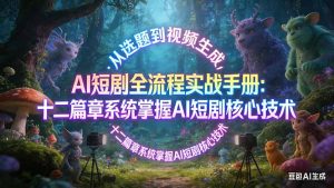 AI 短剧全流程实战手册：从选题到视频生成，十二篇章系统掌握 AI 短剧核心技术-网创资源站