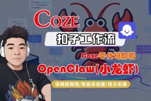 Coze零代码部署OpenClaw(小龙虾),全流程保姆级教学-网创资源站